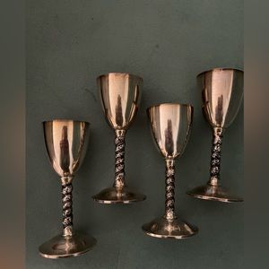 Plator Spain Silver plate goblets 4